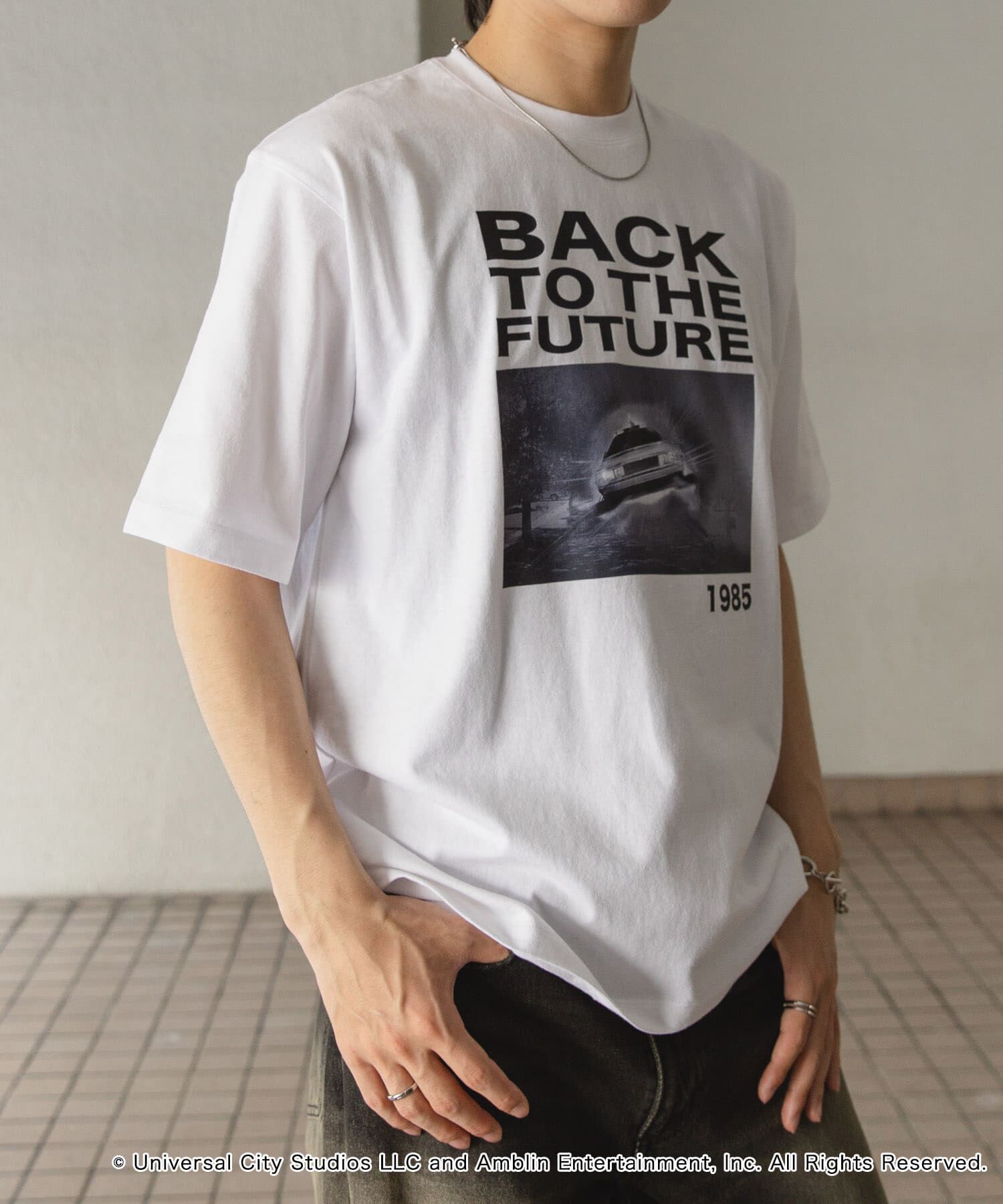 SENSE OF PLACE by URBAN RESEARCH「『別注』SENSE OF PLACE&times;BTTF　クルーネックプリントTシャツ A」|Tシャツ・カットソー|