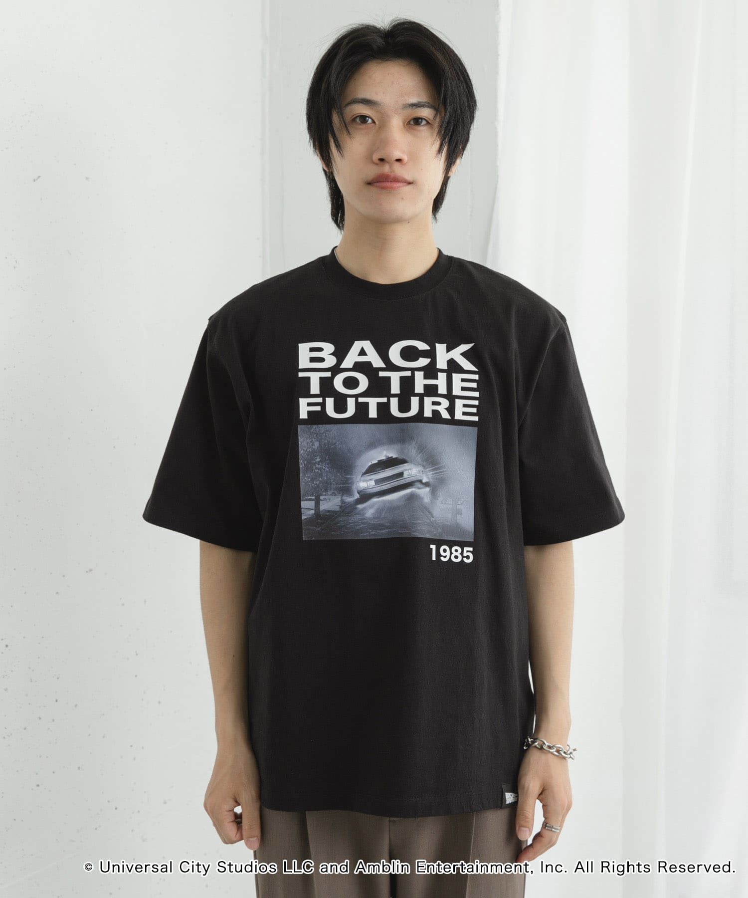 SENSE OF PLACE by URBAN RESEARCH「『別注』SENSE OF PLACE&times;BTTF　クルーネックプリントTシャツ A」|Tシャツ・カットソー|