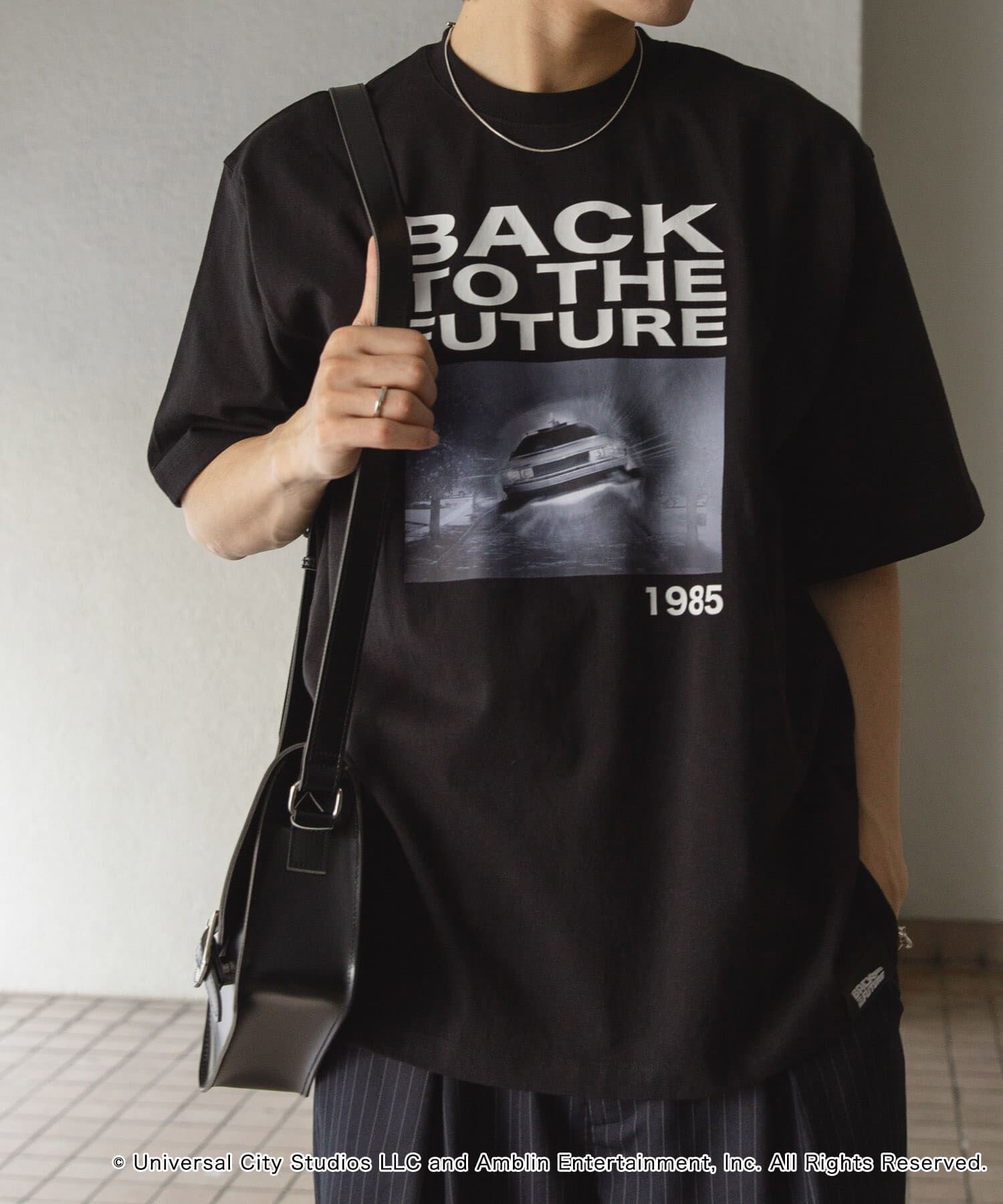 SENSE OF PLACE by URBAN RESEARCH「『別注』SENSE OF PLACE&times;BTTF　クルーネックプリントTシャツ A」|Tシャツ・カットソー|