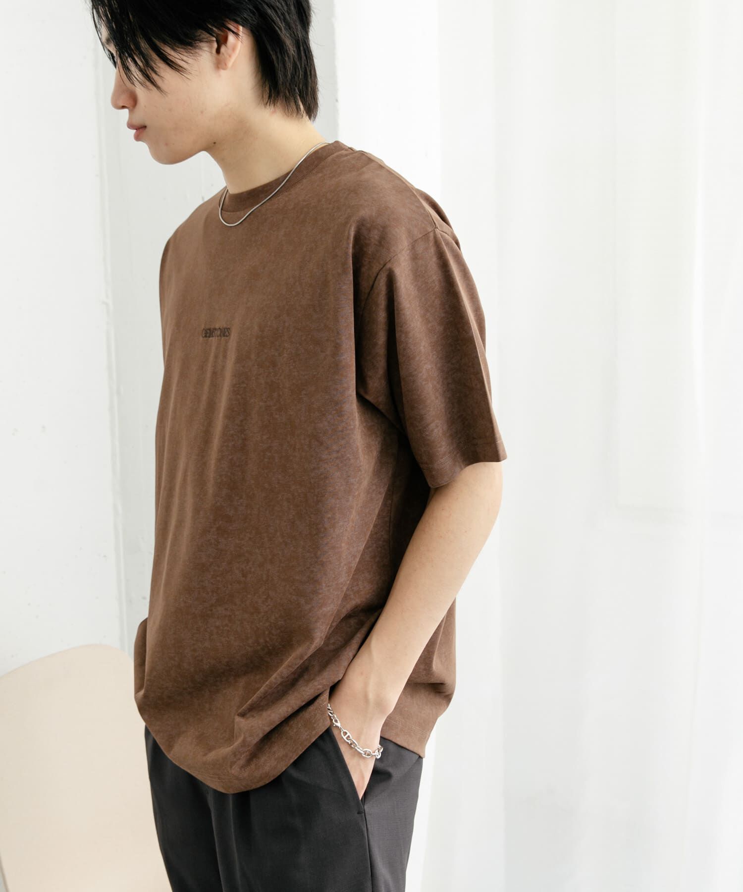 SENSE OF PLACE by URBAN RESEARCH「スノーダイクルーネックロゴTシャツ」|Tシャツ・カットソー|