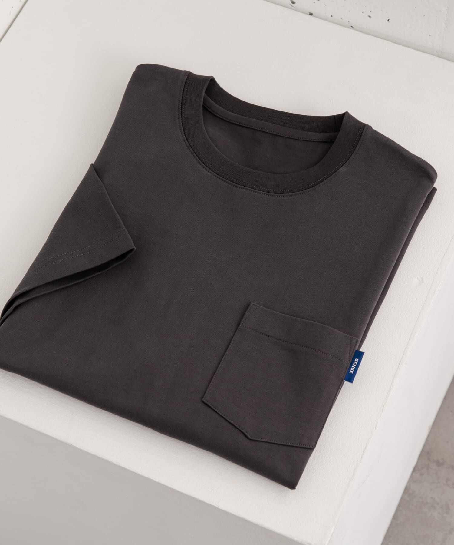 SENSE OF PLACE by URBAN RESEARCH「『WEB限定』『ﾕﾆｾｯｸｽ』ﾋﾟｽﾈｰﾑ付きﾎﾟｹｯﾄｼｮｰﾄｽﾘｰ 」|Tシャツ・カットソー|