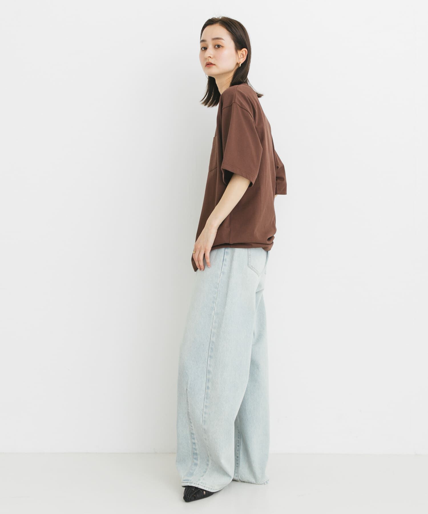 SENSE OF PLACE by URBAN RESEARCH「『WEB限定』『ﾕﾆｾｯｸｽ』ﾋﾟｽﾈｰﾑ付きﾎﾟｹｯﾄｼｮｰﾄｽﾘｰ 」|Tシャツ・カットソー|