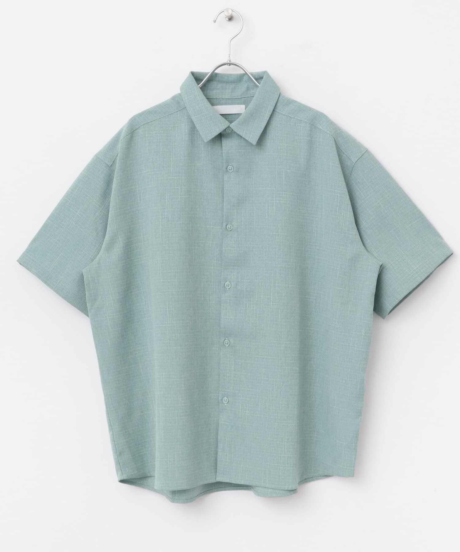 SENSE OF PLACE by URBAN RESEARCH「メランジレギュラーカラーショートスリーブシャツ」|シャツ・ブラウス|