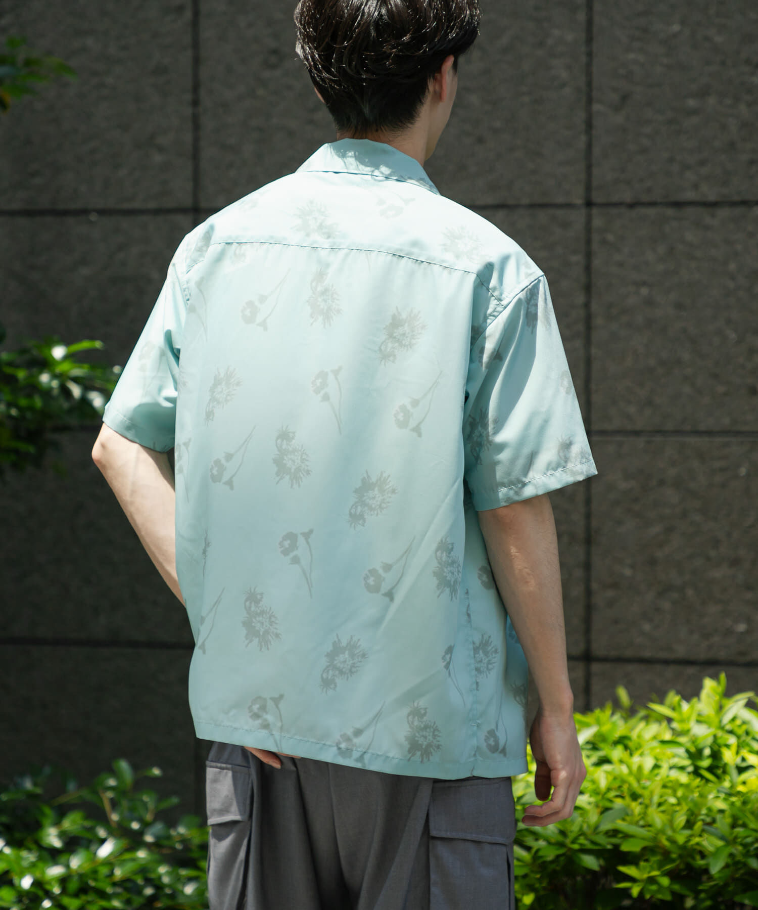 SENSE OF PLACE by URBAN RESEARCH「『ユニセックス』ボタニカルオープンカラーショートスリーブシャツ」|シャツ・ブラウス|