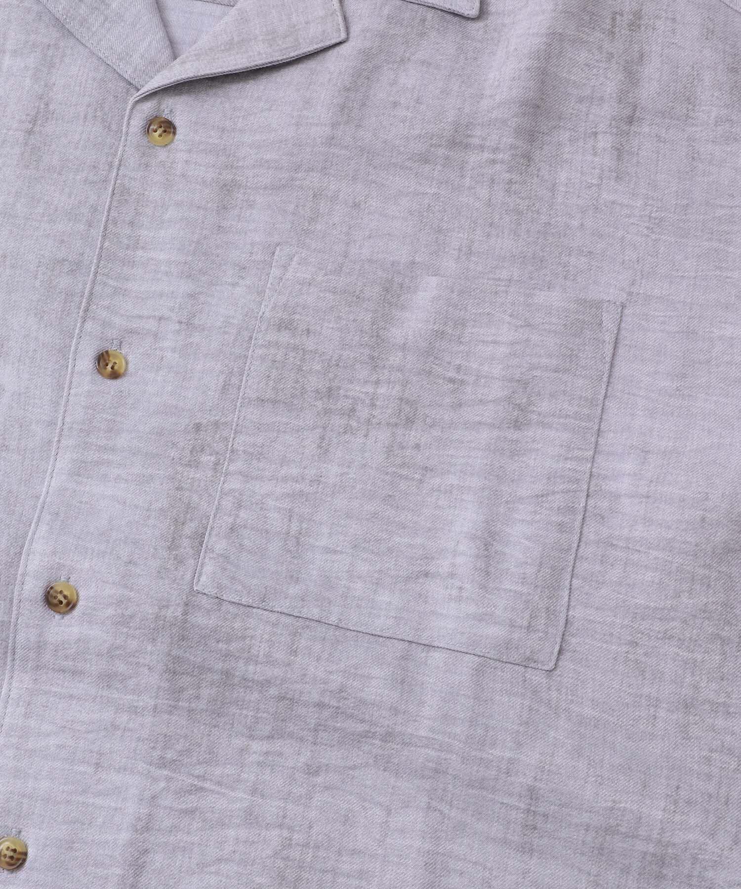 SENSE OF PLACE by URBAN RESEARCH「マーブルオープンカラーショートスリーブシャツ」|シャツ・ブラウス|