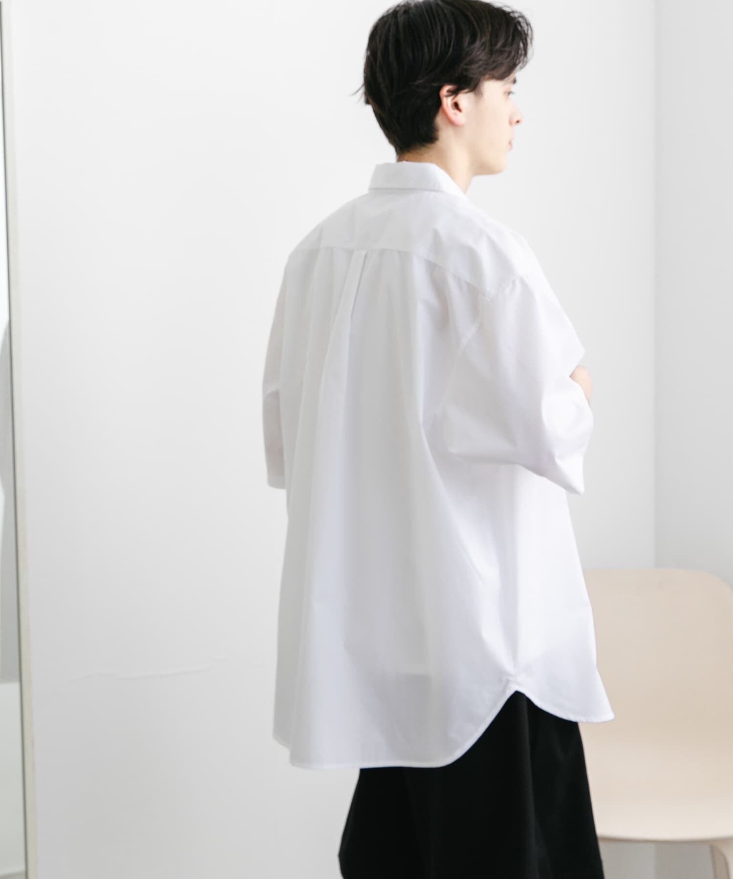 SENSE OF PLACE by URBAN RESEARCH「『ﾕﾆｾｯｸｽ』ﾘﾗｯｸｽﾌｨｯﾄﾚｷﾞｭﾗｰｶﾗｰｼｮｰﾄｽﾘｰ 」|シャツ・ブラウス|