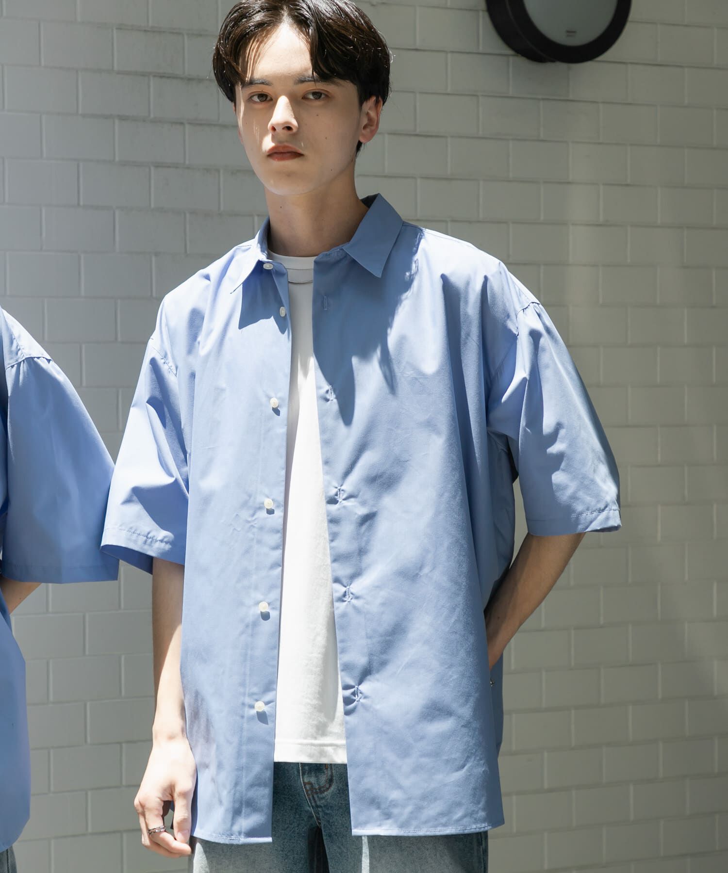 SENSE OF PLACE by URBAN RESEARCH「『ﾕﾆｾｯｸｽ』ﾘﾗｯｸｽﾌｨｯﾄﾚｷﾞｭﾗｰｶﾗｰｼｮｰﾄｽﾘｰ 」|シャツ・ブラウス|