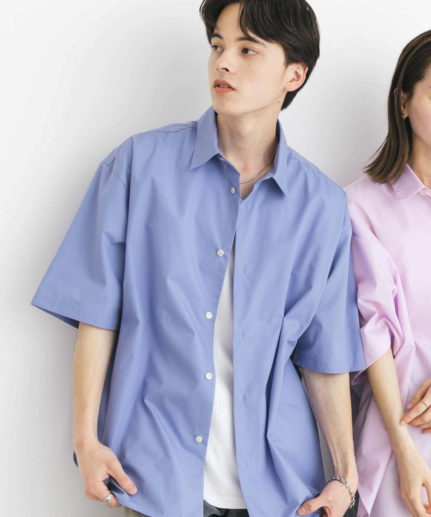 SENSE OF PLACE by URBAN RESEARCH「『ﾕﾆｾｯｸｽ』ﾘﾗｯｸｽﾌｨｯﾄﾚｷﾞｭﾗｰｶﾗｰｼｮｰﾄｽﾘｰ 」|シャツ・ブラウス|