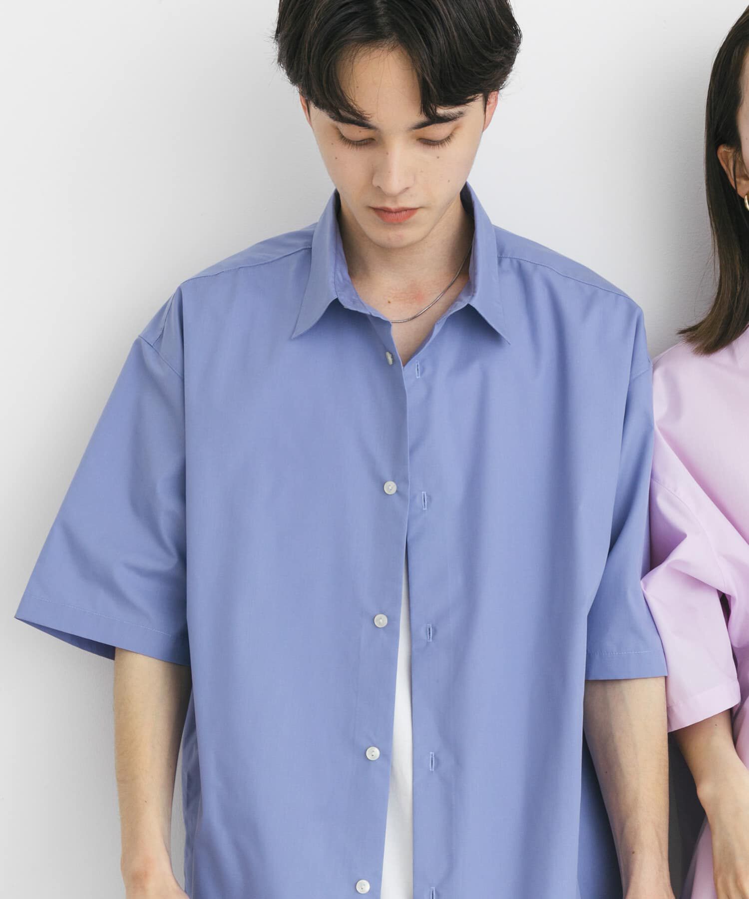 SENSE OF PLACE by URBAN RESEARCH「『ﾕﾆｾｯｸｽ』ﾘﾗｯｸｽﾌｨｯﾄﾚｷﾞｭﾗｰｶﾗｰｼｮｰﾄｽﾘｰ 」|シャツ・ブラウス|