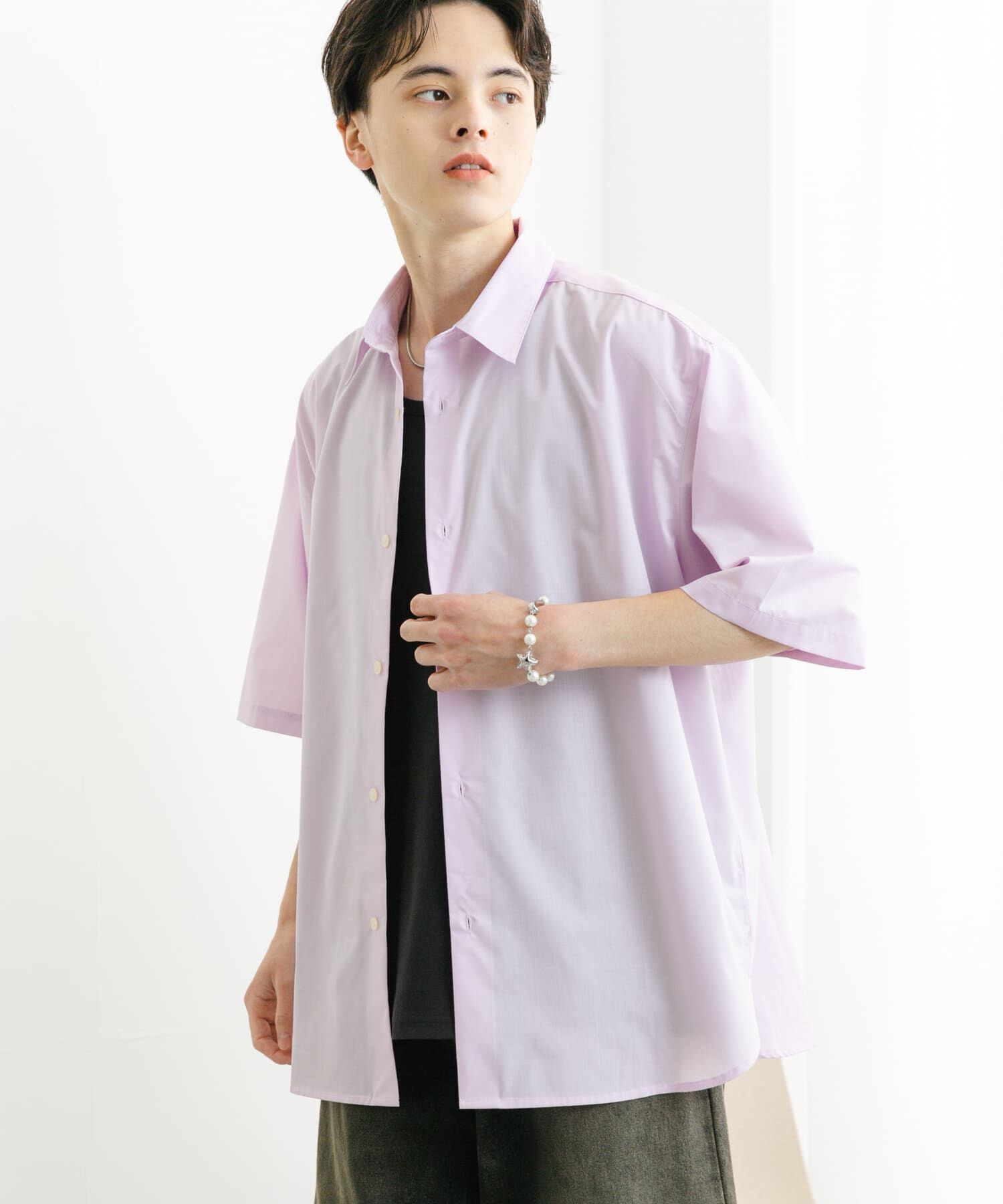 SENSE OF PLACE by URBAN RESEARCH「『ﾕﾆｾｯｸｽ』ﾘﾗｯｸｽﾌｨｯﾄﾚｷﾞｭﾗｰｶﾗｰｼｮｰﾄｽﾘｰ 」|シャツ・ブラウス|