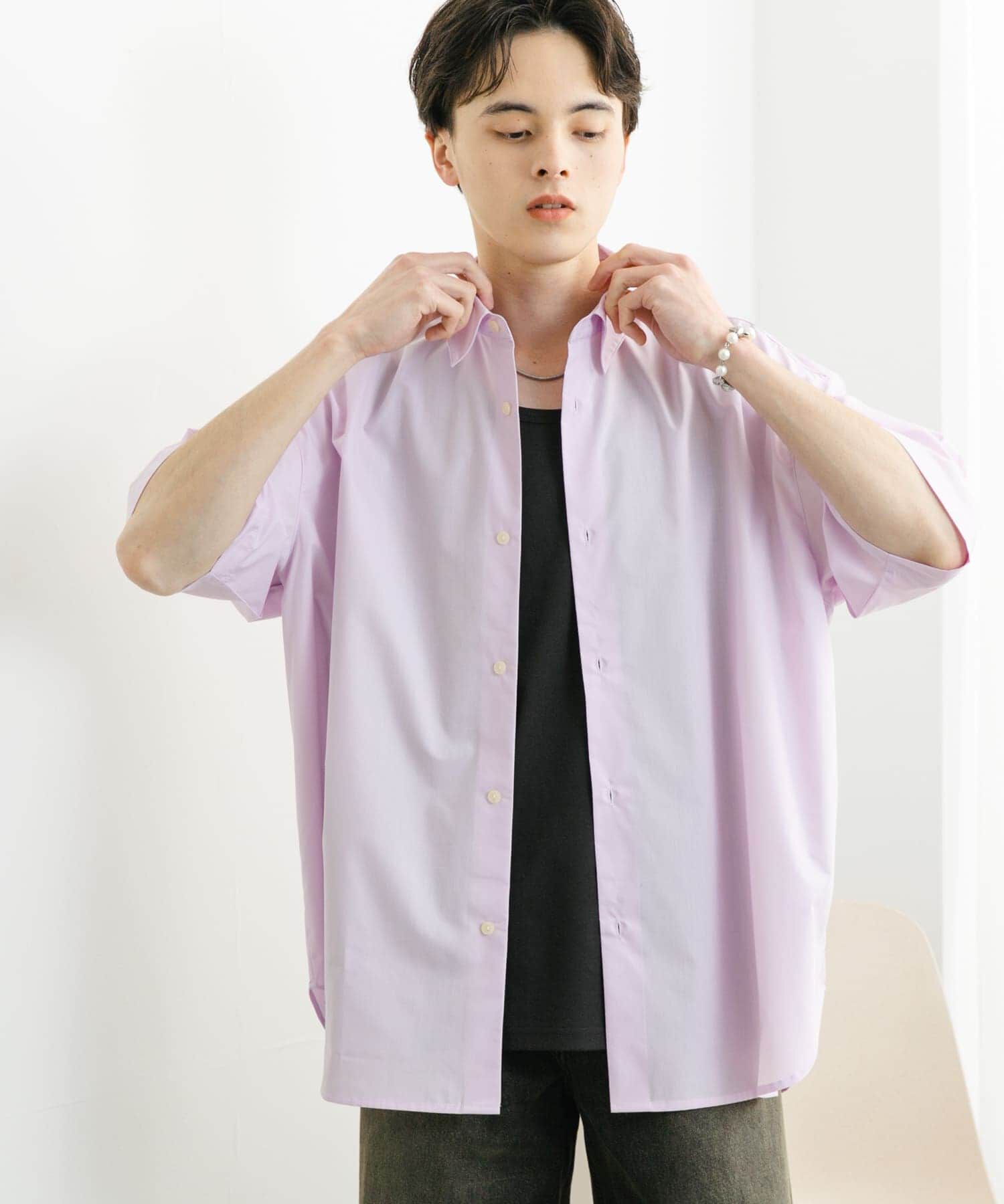 SENSE OF PLACE by URBAN RESEARCH「『ﾕﾆｾｯｸｽ』ﾘﾗｯｸｽﾌｨｯﾄﾚｷﾞｭﾗｰｶﾗｰｼｮｰﾄｽﾘｰ 」|シャツ・ブラウス|