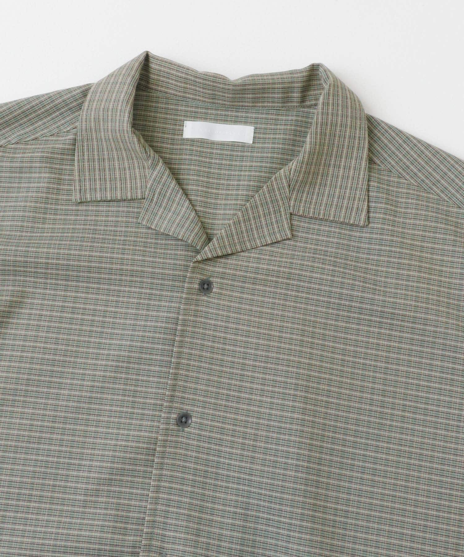 SENSE OF PLACE by URBAN RESEARCH「グレンチェックオープンカラーショートスリーブシャツ」|シャツ・ブラウス|