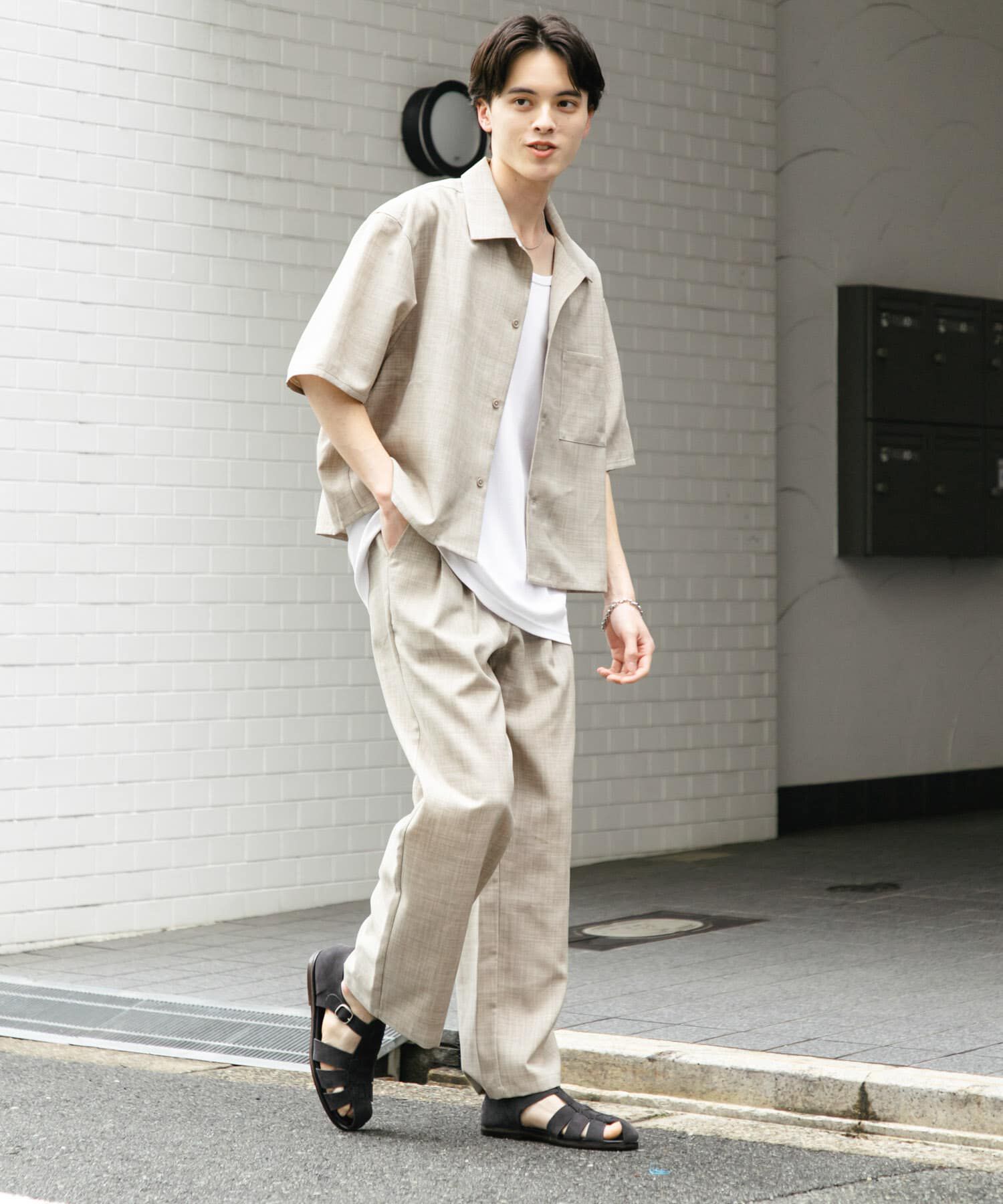 SENSE OF PLACE by URBAN RESEARCH「『ｾｯﾄｱｯﾌﾟ対応』『接触冷感/吸水速乾/ｲｰｼﾞｰｹｱ』ﾘﾈﾝﾗ  」|その他|