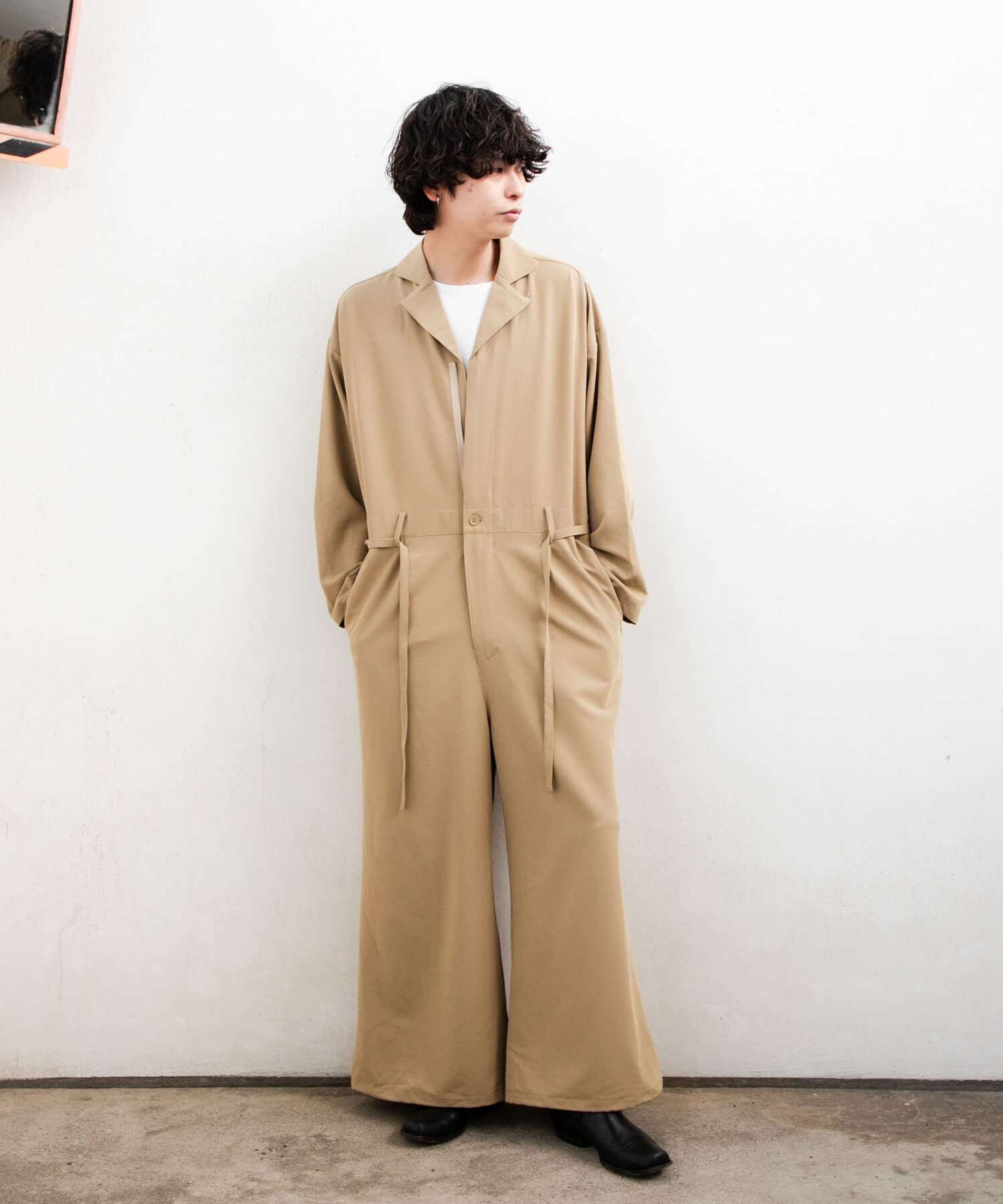 SENSE OF PLACE by URBAN RESEARCH「ベルトテッドジャンプスーツ」|オールインワン|