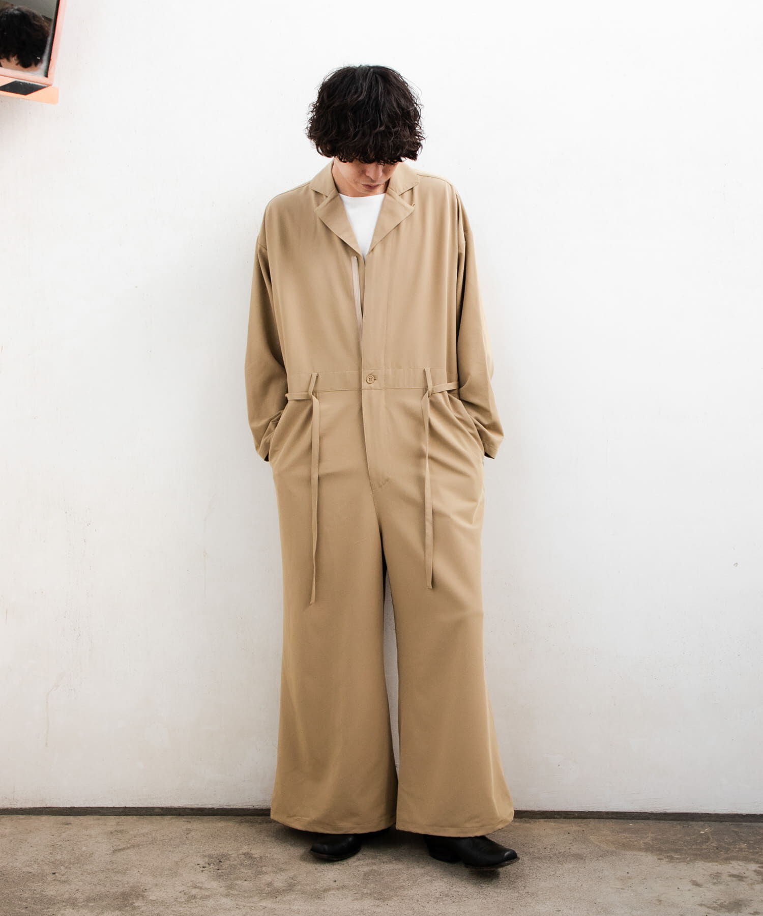 SENSE OF PLACE by URBAN RESEARCH「ベルトテッドジャンプスーツ」|オールインワン|