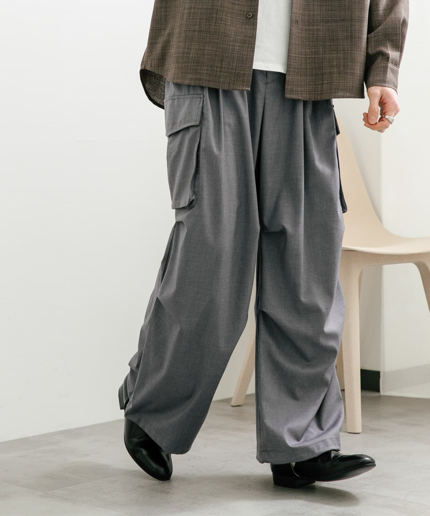 SENSE OF PLACE by URBAN RESEARCH「『ユニセックス』ワイドカーゴパンツ」|その他|