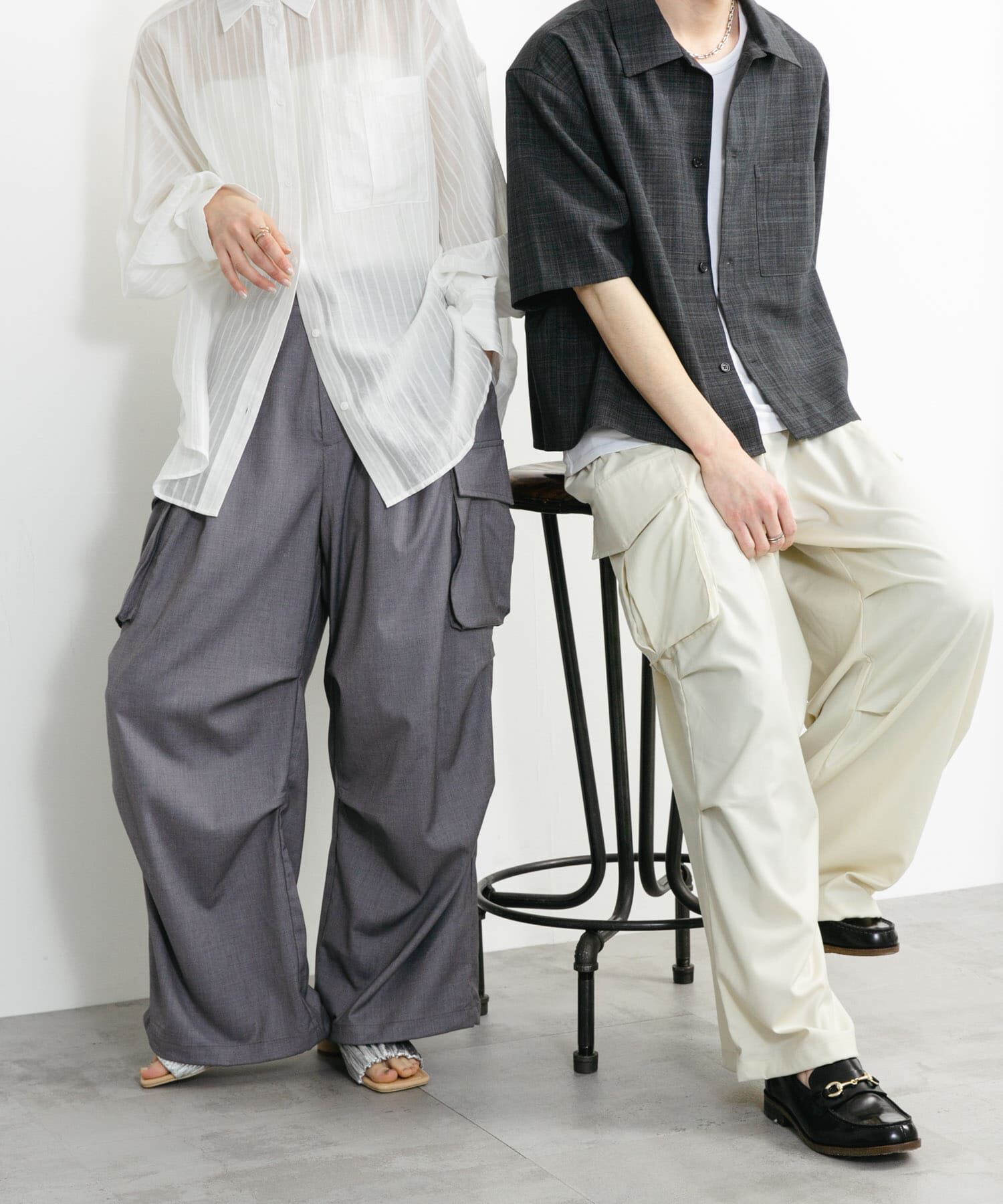 SENSE OF PLACE by URBAN RESEARCH「『ユニセックス』ワイドカーゴパンツ」|その他|