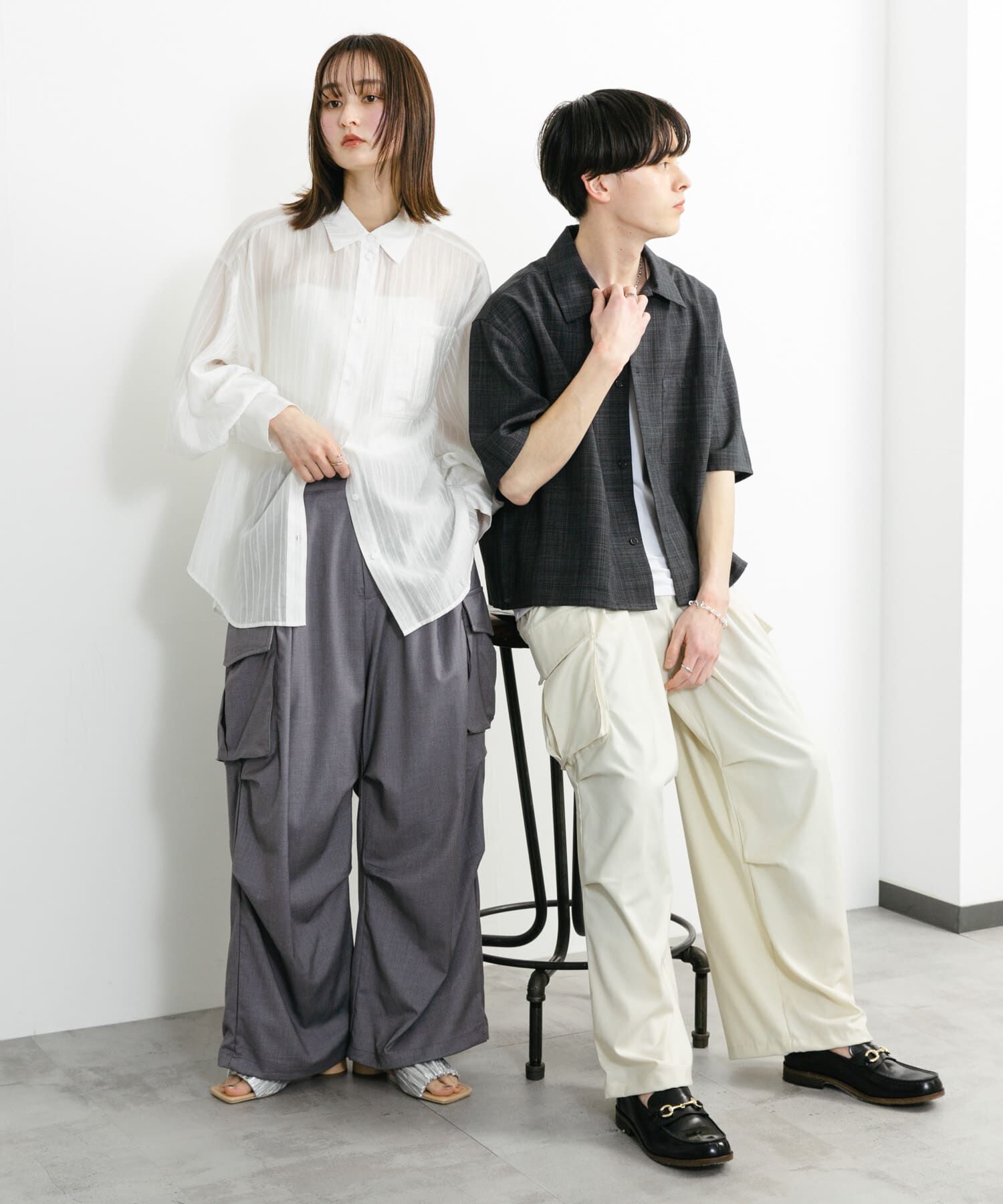 SENSE OF PLACE by URBAN RESEARCH「『ユニセックス』ワイドカーゴパンツ」|その他|