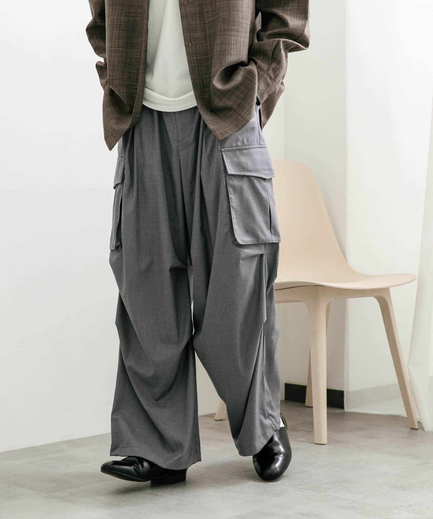 SENSE OF PLACE by URBAN RESEARCH「『ユニセックス』ワイドカーゴパンツ」|その他|