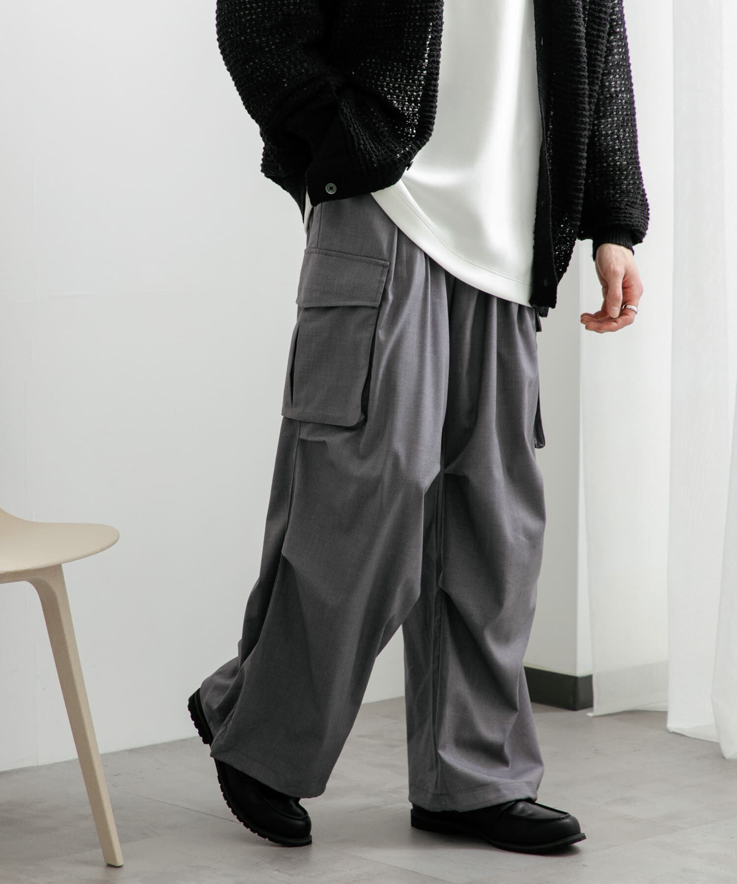 SENSE OF PLACE by URBAN RESEARCH「『ユニセックス』ワイドカーゴパンツ」|その他|