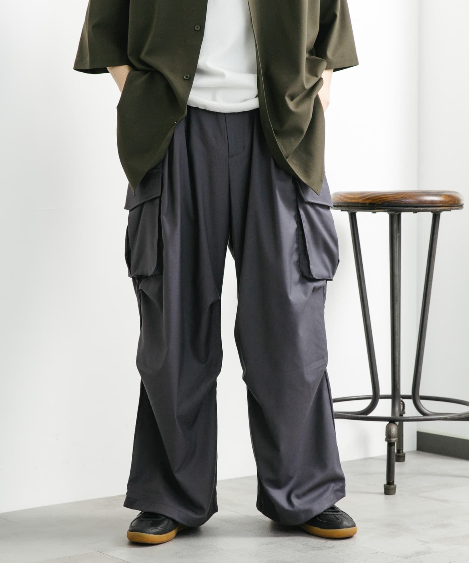 SENSE OF PLACE by URBAN RESEARCH「『ユニセックス』ワイドカーゴパンツ」|その他|