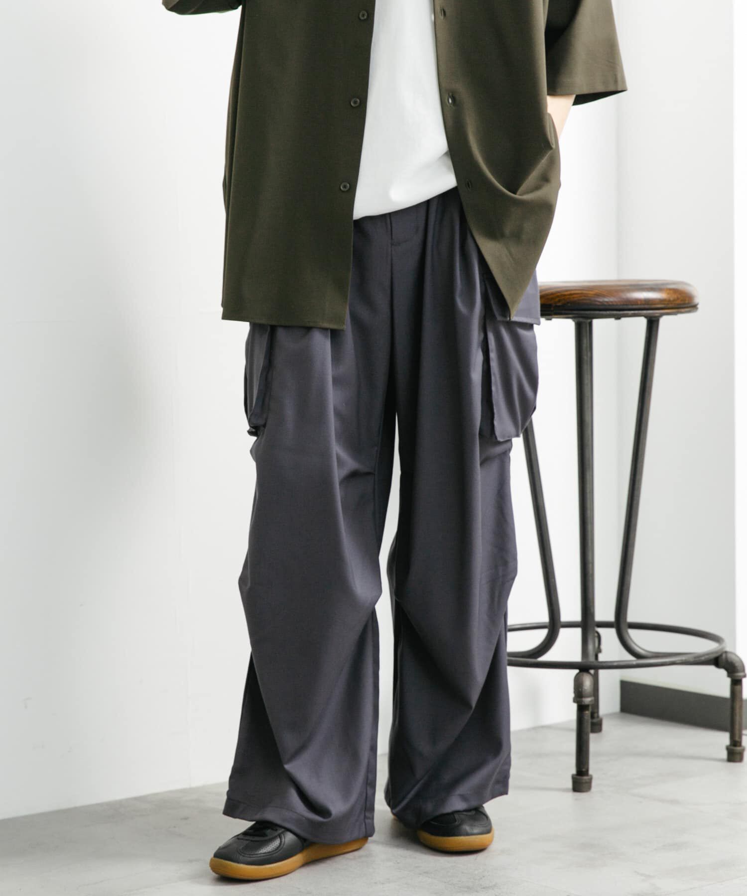 SENSE OF PLACE by URBAN RESEARCH「『ユニセックス』ワイドカーゴパンツ」|その他|