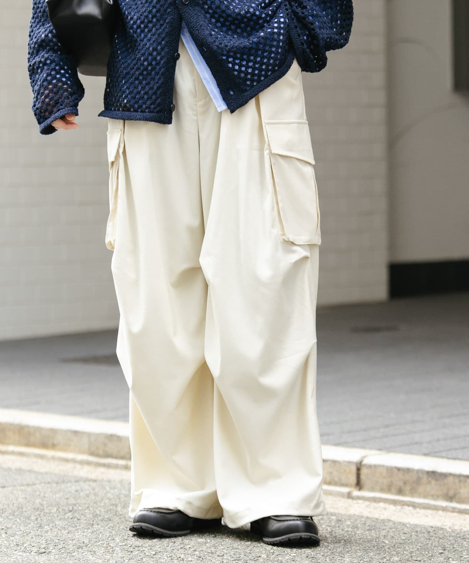 SENSE OF PLACE by URBAN RESEARCH「『ユニセックス』ワイドカーゴパンツ」|その他|