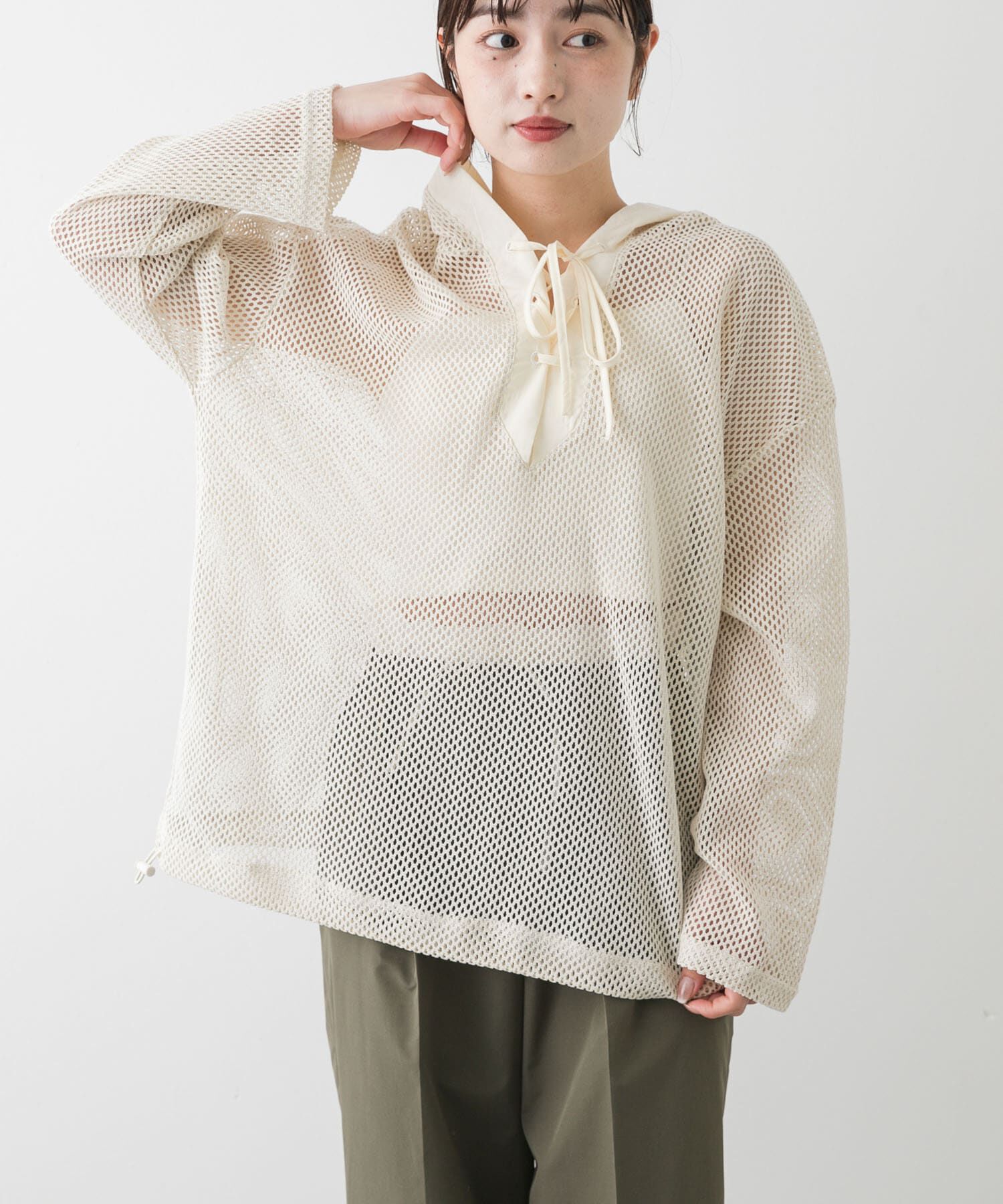 SENSE OF PLACE by URBAN RESEARCH「フーデットメッシュトップ」|その他|