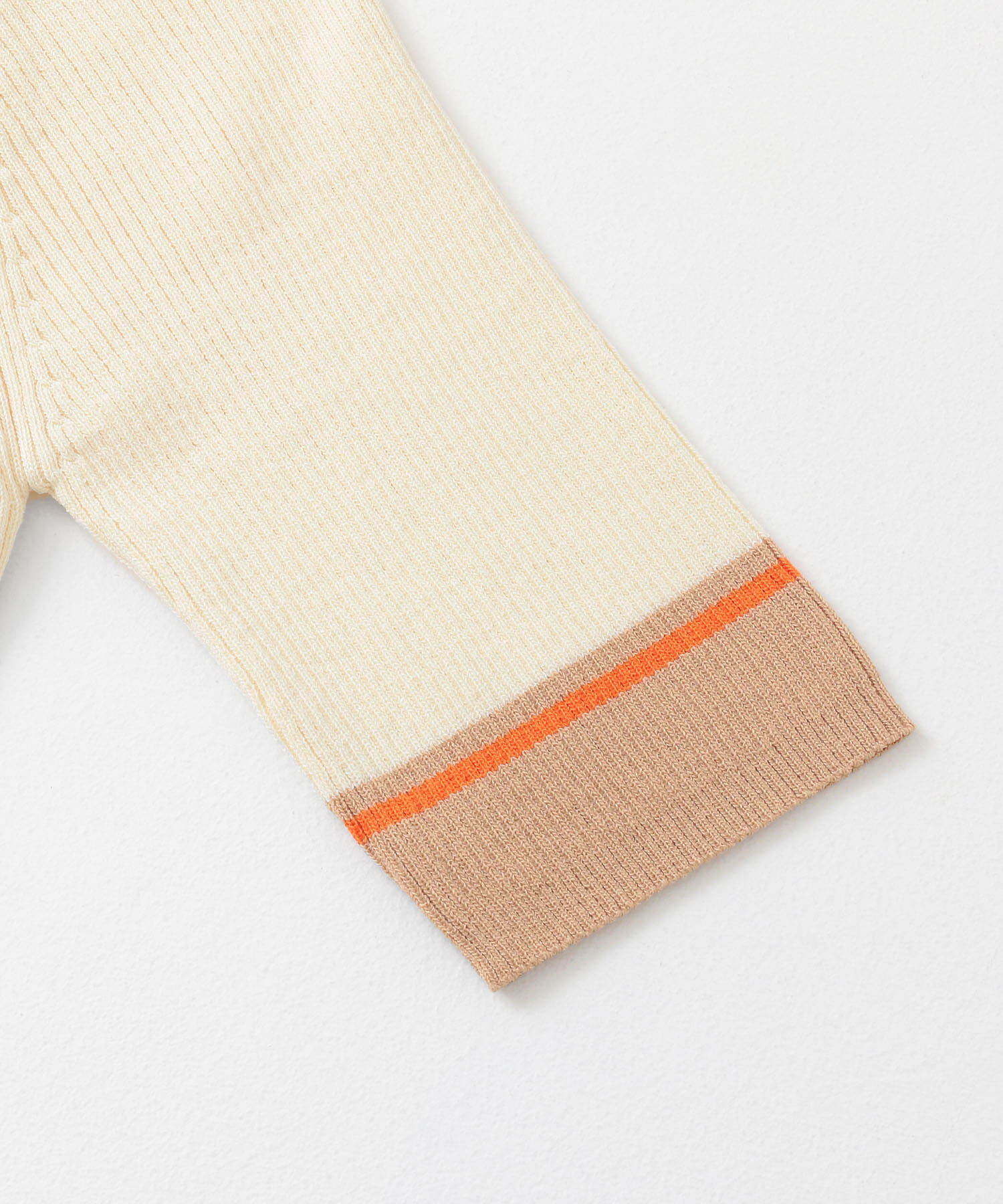 SENSE OF PLACE by URBAN RESEARCH「スクエアネックバイカラーコンパクトセーター」|ニット・セーター|