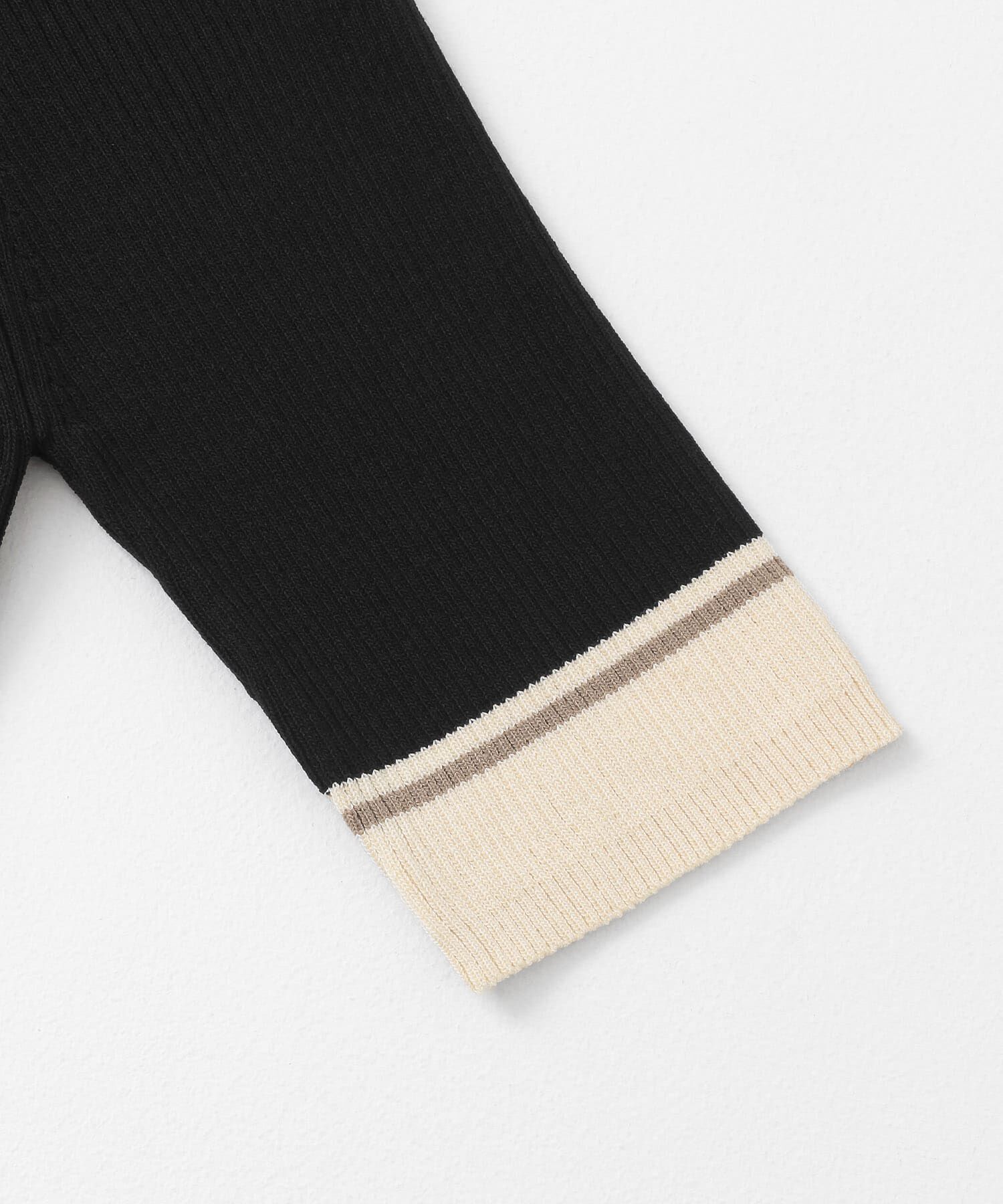 SENSE OF PLACE by URBAN RESEARCH「スクエアネックバイカラーコンパクトセーター」|ニット・セーター|