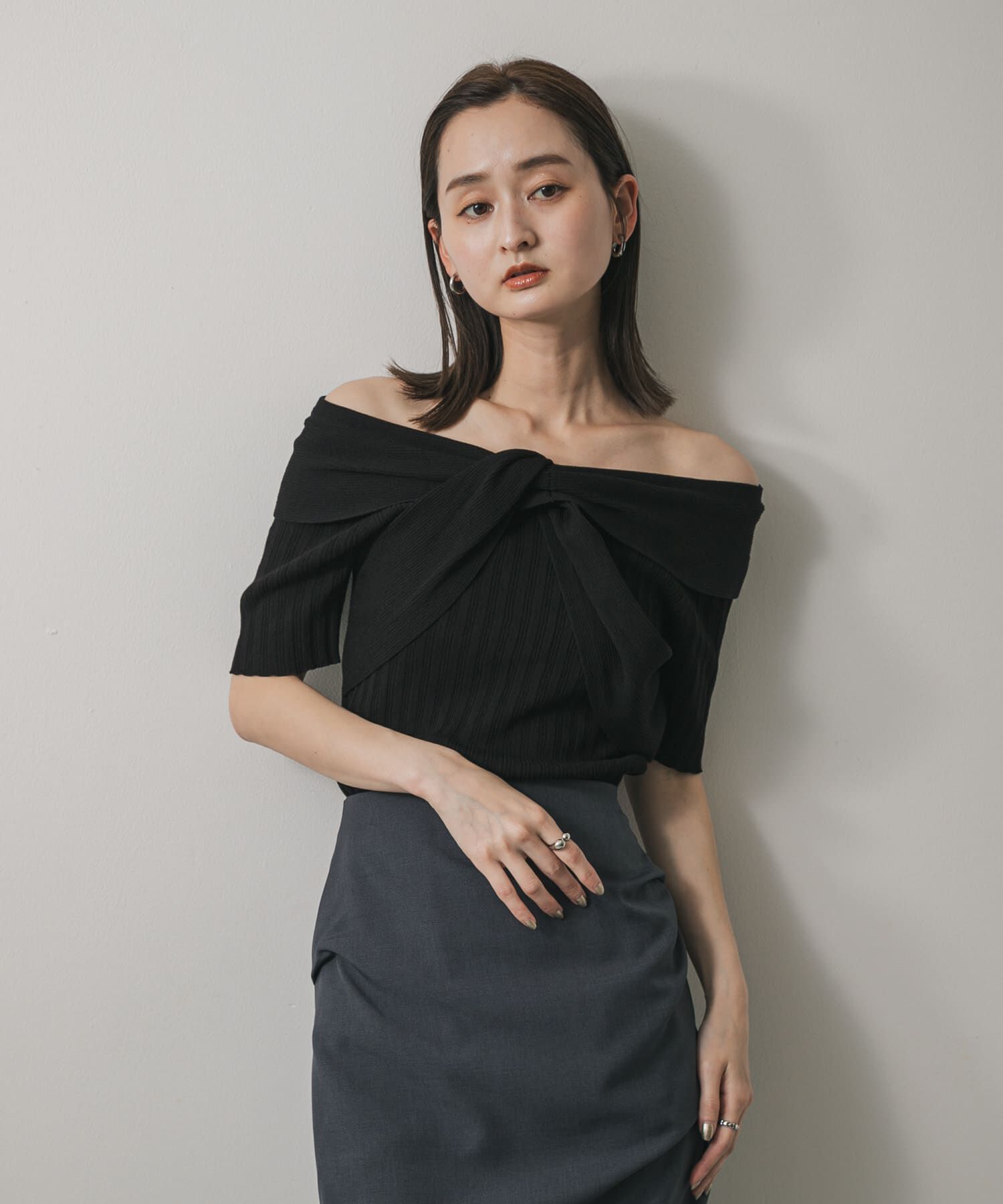 SENSE OF PLACE by URBAN RESEARCH「ツイストランダムリブセーター」|ニット・セーター|