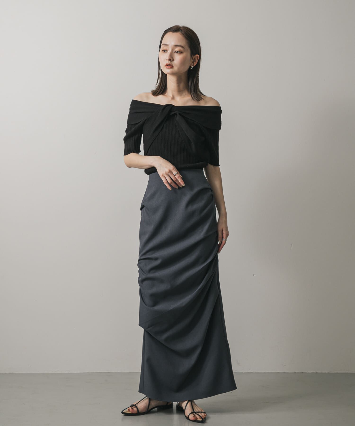 SENSE OF PLACE by URBAN RESEARCH「ツイストランダムリブセーター」|ニット・セーター|