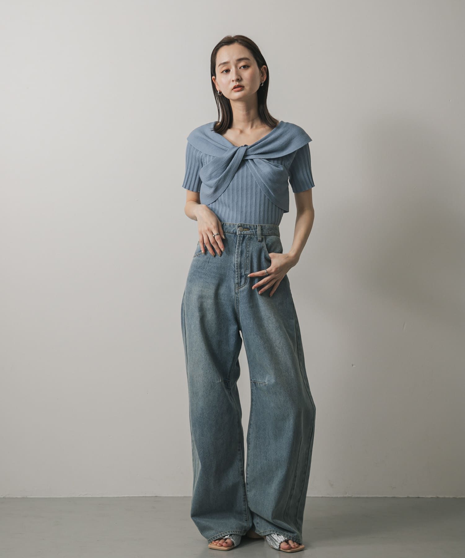 SENSE OF PLACE by URBAN RESEARCH「ツイストランダムリブセーター」|ニット・セーター|