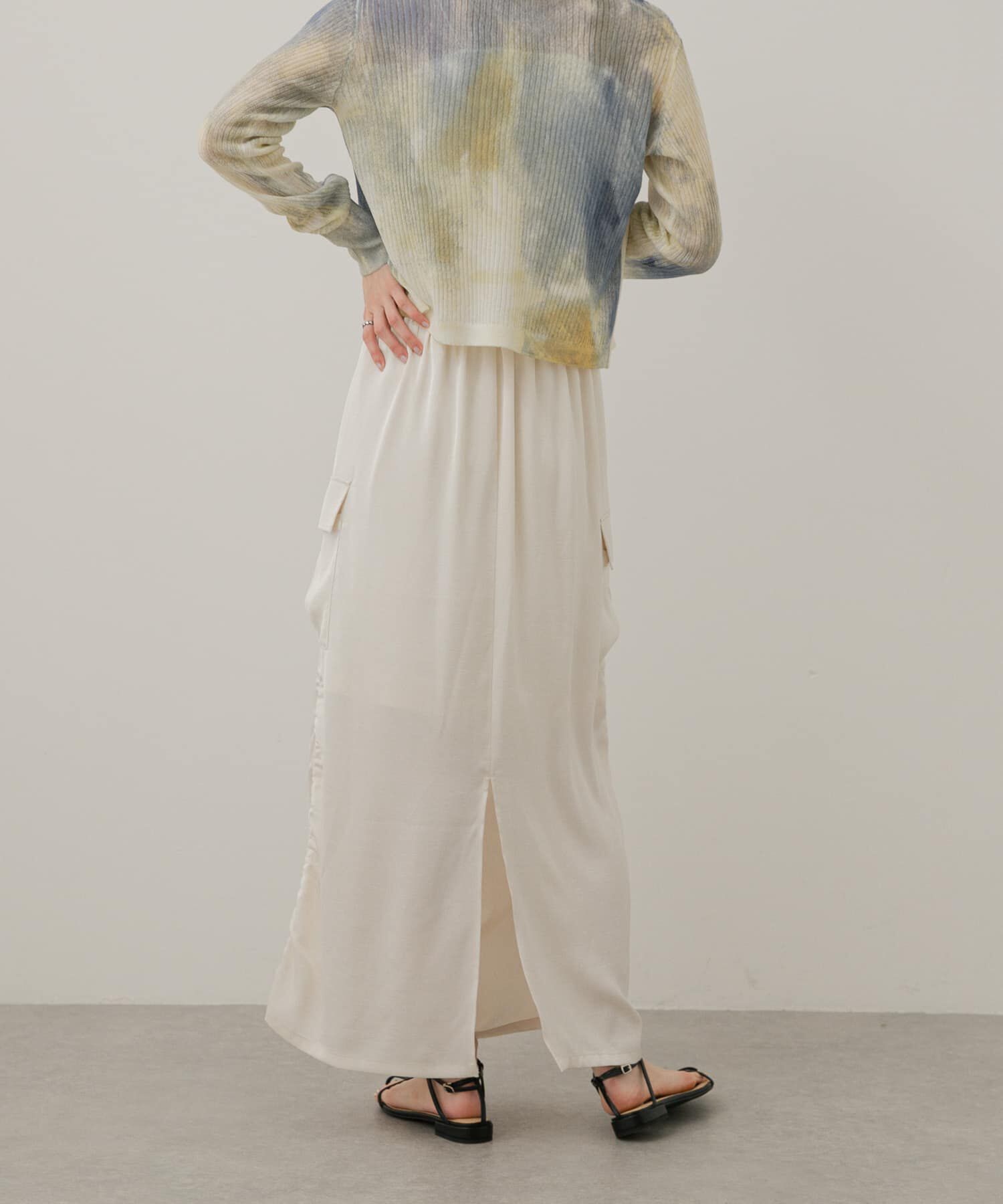 SENSE OF PLACE by URBAN RESEARCH「サテンサイドポケットスカート」|スカート|