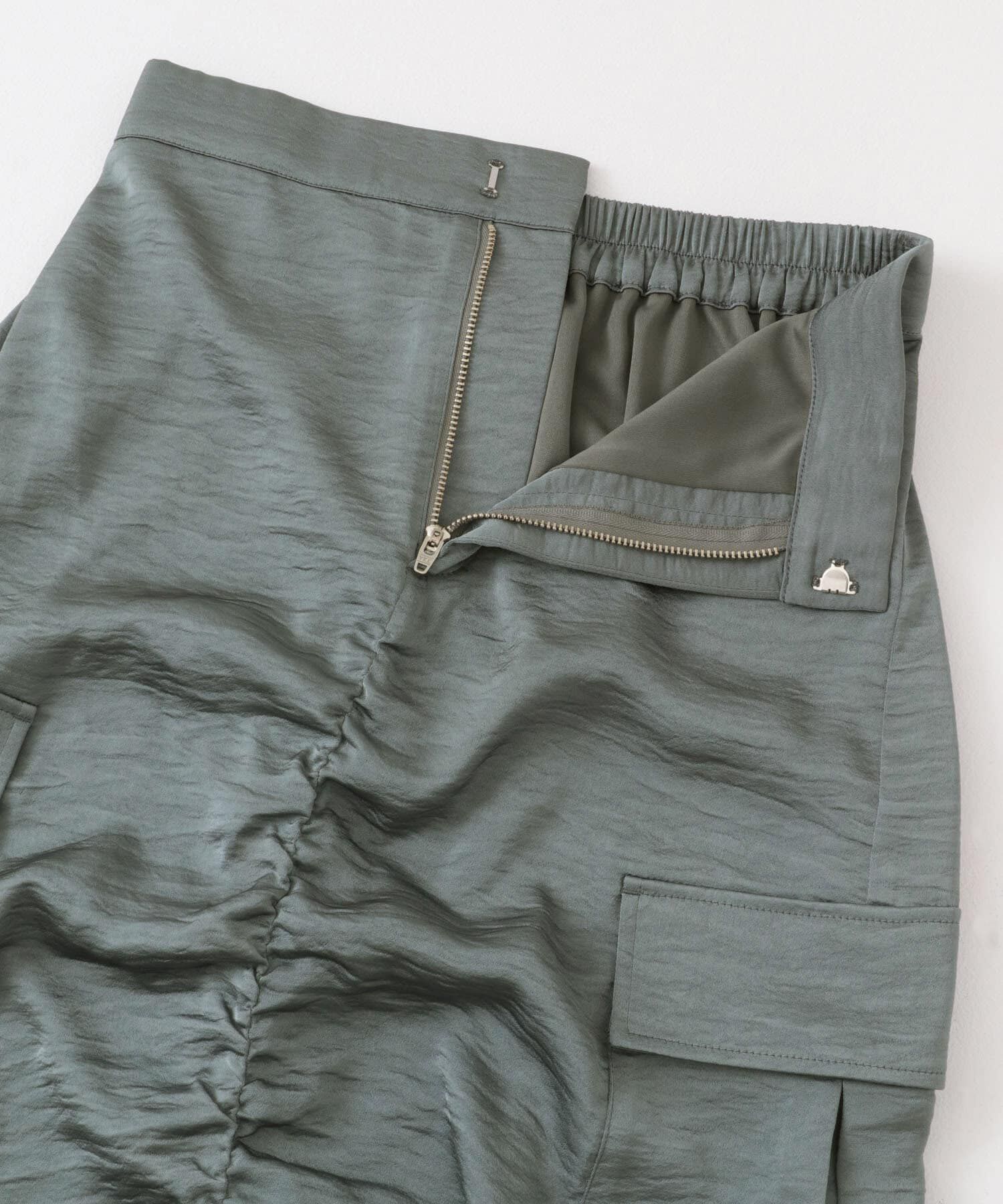 SENSE OF PLACE by URBAN RESEARCH「サテンサイドポケットスカート」|スカート|