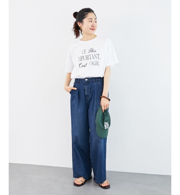  「《手洗い可能》Le plusロゴTシャツ」|Tシャツ・カットソー|