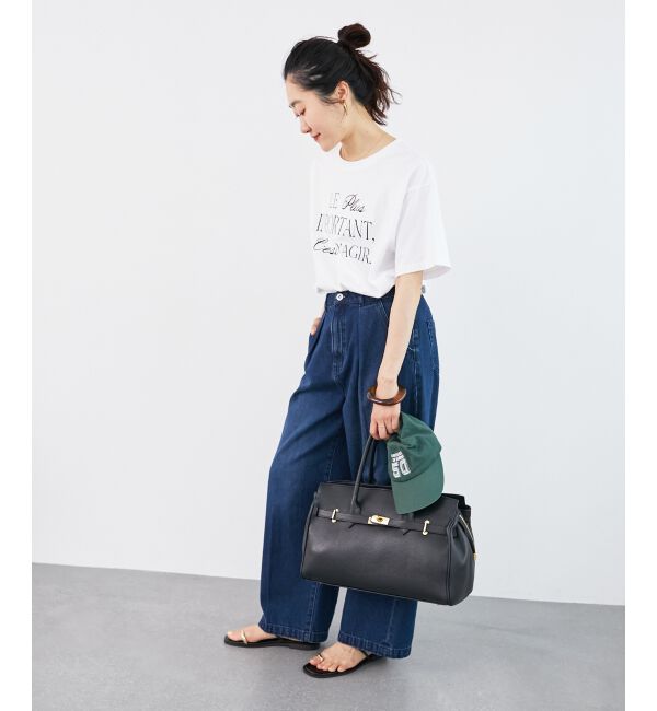  「《手洗い可能》Le plusロゴTシャツ」|Tシャツ・カットソー|