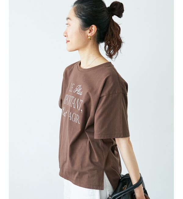  「《手洗い可能》Le plusロゴTシャツ」|Tシャツ・カットソー|