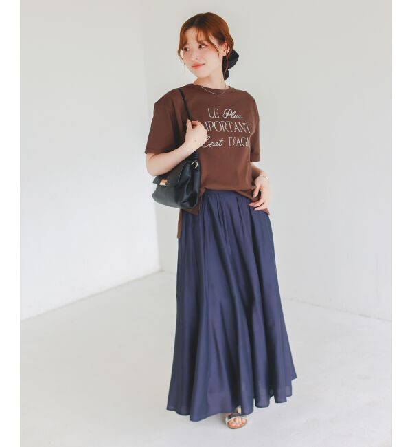  「《手洗い可能》Le plusロゴTシャツ」|Tシャツ・カットソー|