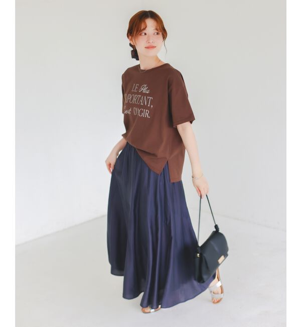  「《手洗い可能》Le plusロゴTシャツ」|Tシャツ・カットソー|