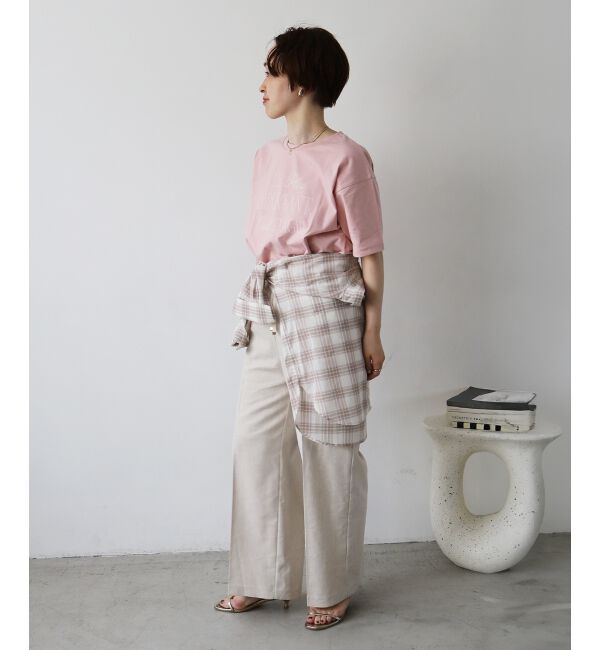  「《手洗い可能》Le plusロゴTシャツ」|Tシャツ・カットソー|