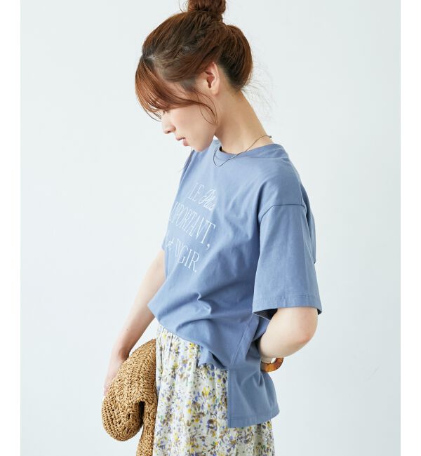  「《手洗い可能》Le plusロゴTシャツ」|Tシャツ・カットソー|