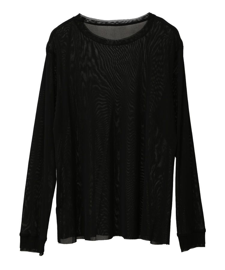 YECCA VECCA「クルーネックレイヤードシアートップス」|Tシャツ・カットソー|