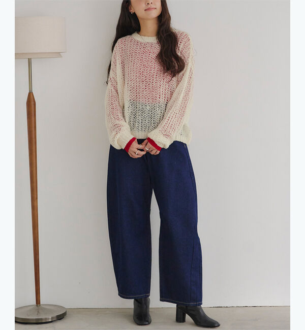 titivate「シアーローゲージニット」|ニット・セーター|