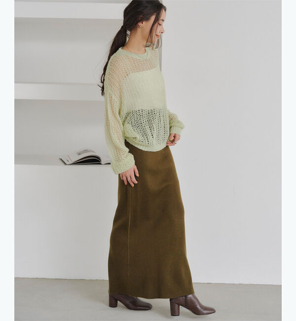 titivate「シアーローゲージニット」|ニット・セーター|