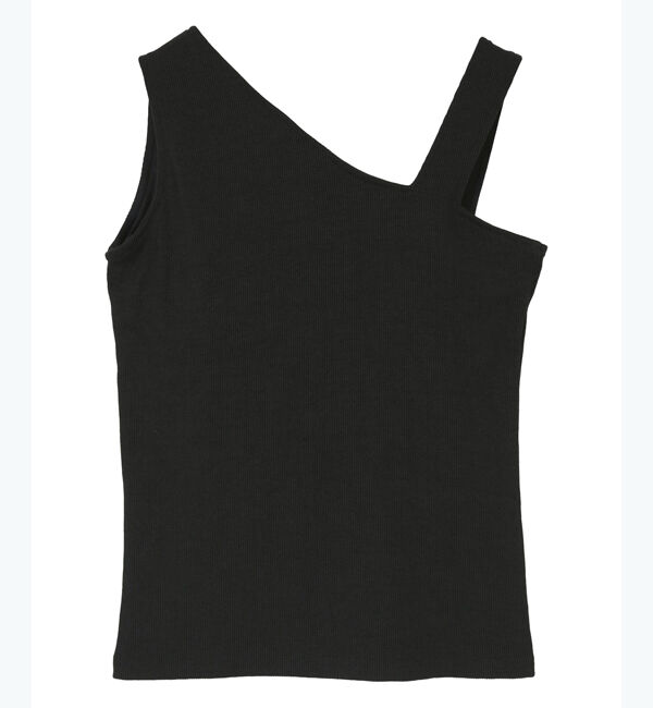 ur's「【春名亜美さんコラボアイテム】カップ付アシンメトリーデザインタンクトップ」|タンクトップ|