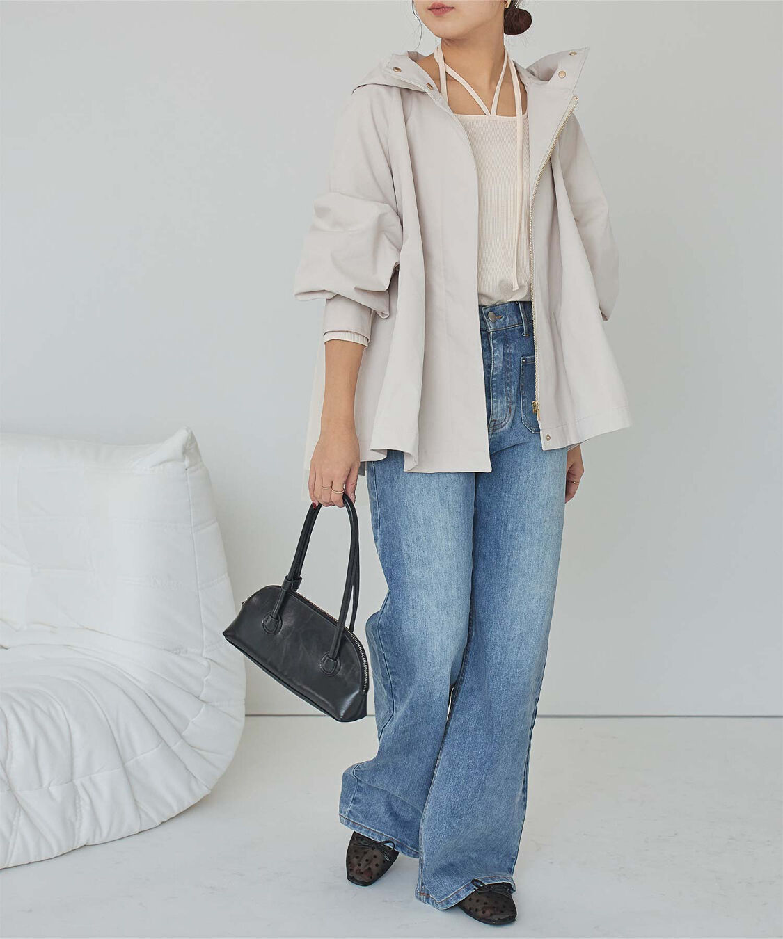 titivate「チョーカーデザインリブトップス」|Tシャツ・カットソー|