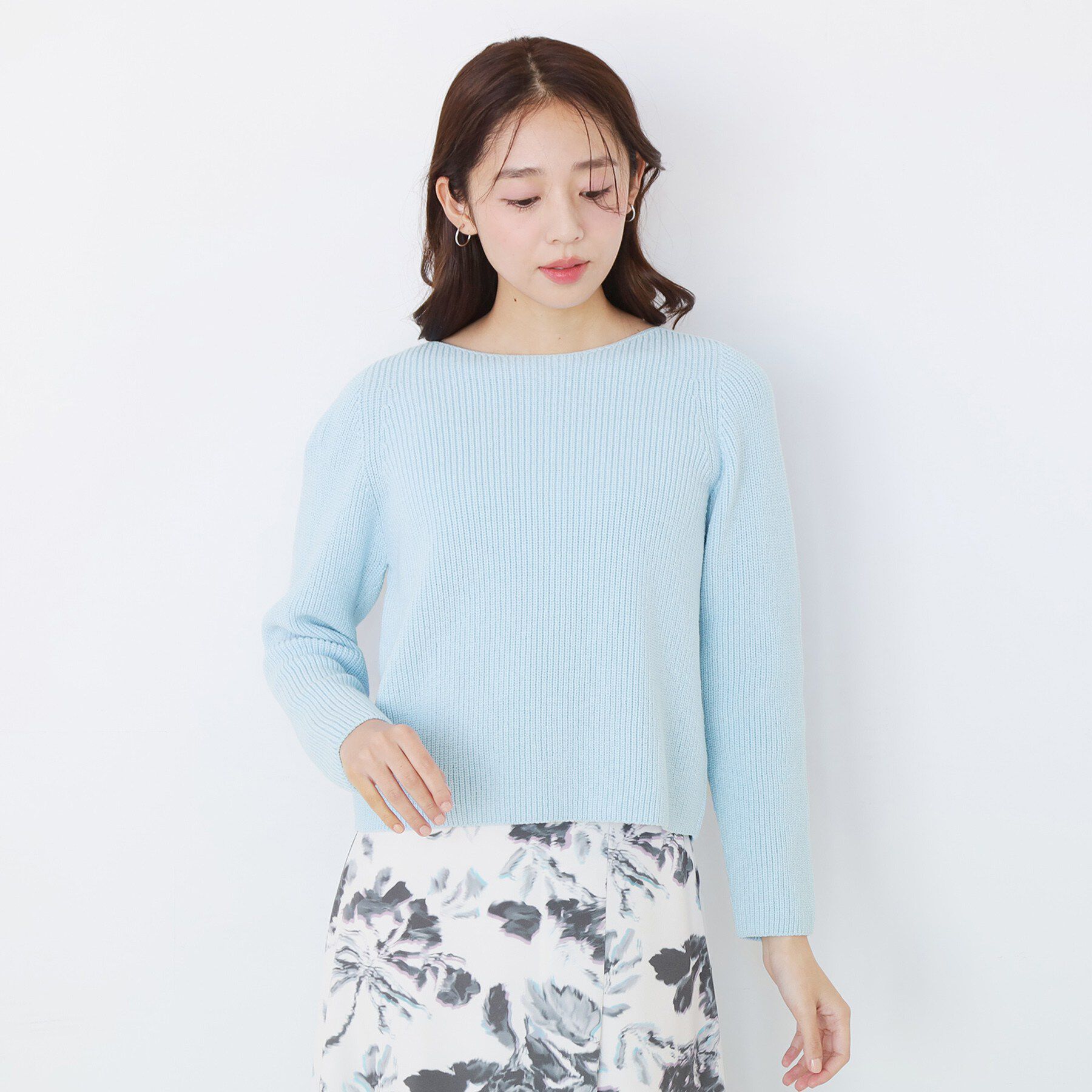 COUP DE CHANCE「【手洗い可／日本製】ミドルゲージ軽やかニットトップス」|ニット・セーター|