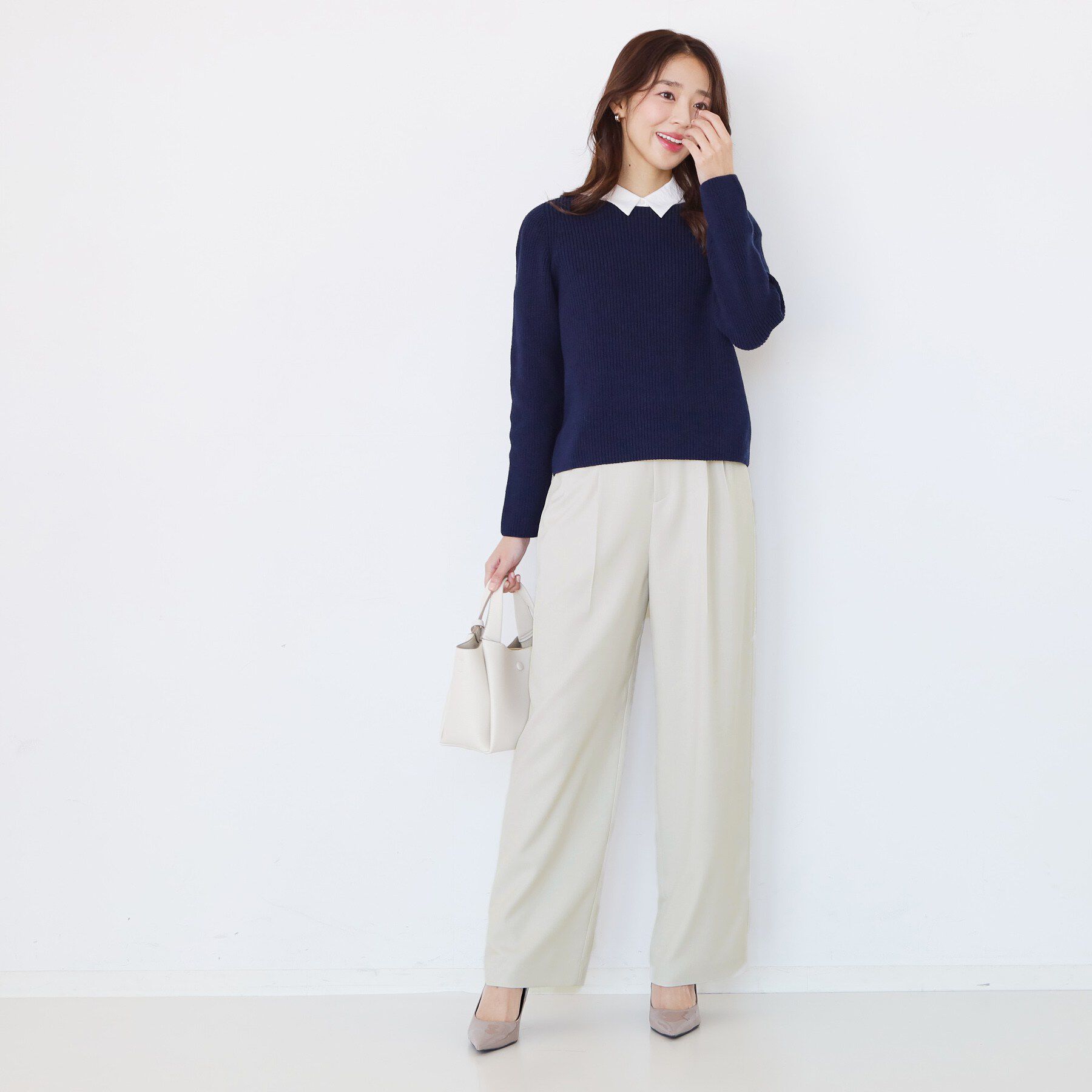 COUP DE CHANCE「【手洗い可】タック入りワイドパンツ」|その他|