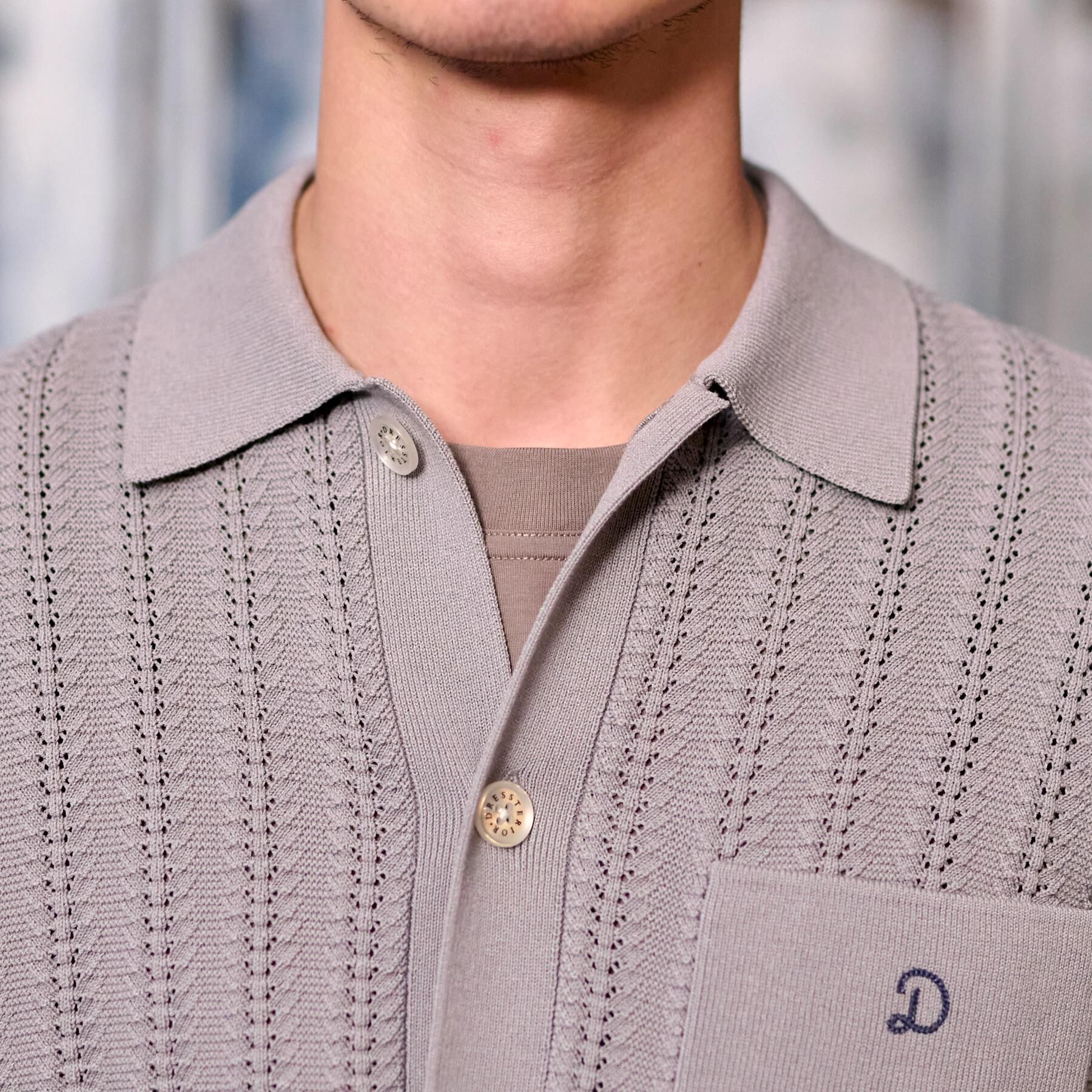 DRESSTERIOR「【Safari5月号掲載】オーガニックコットン キューバニットシャツ」|ニット・セーター|